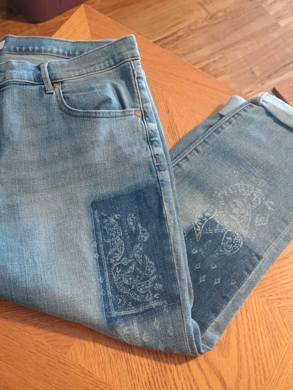 AWESOME GRUNGE 😎 SONOMA GIRLFRIEND STYLE SZ 14 LIGHT JEAN